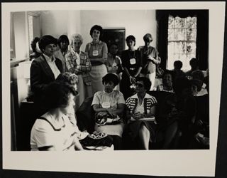 Delta Gammas at Officer Training School Photograph, 1981