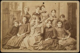 Omega Chapter Photograph, 1884-1885