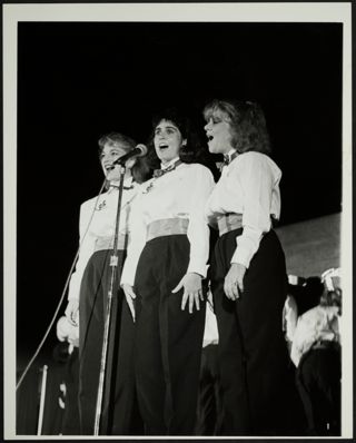 Brenner, Thomason, and Magee Performing During Primary Recruitment Photograph