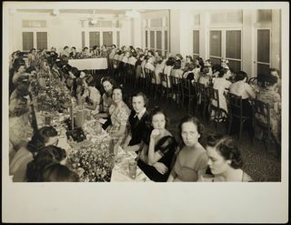 Beta Eta Chapter Installation Banquet Photograph, April 21, 1939