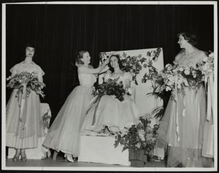 Lois Kerstetter Being Crowned May Queen Photograph