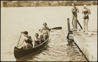 Hankey, Spaller, Pooch, Brookmark, and Strayer Relaxing During Convention Photograph, 1936