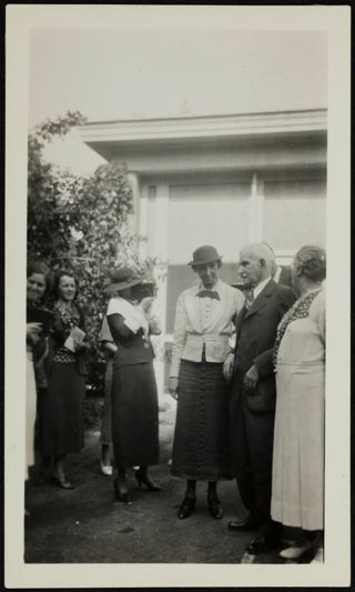 Marguerite Winant and George Banta at Convention Photograph, June 25-29, 1934