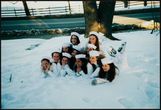 Epsilon Pi Chapter Members in the Snow Photograph, c. 2000