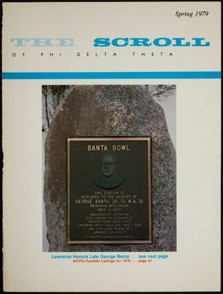 The Scroll of Phi Delta Theta Magazine Cover, Spring 1979
