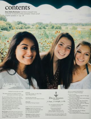 ANCHORA of Delta Gamma, Vol. 135, No. 4, Winter 2019 Inside Front Cover