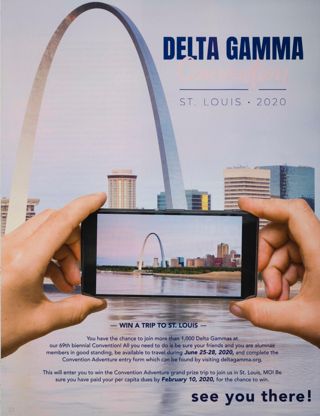Delta Gamma Convention Advertisement, Winter 2019