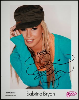 Sabrina Bryan Signed Photograph, c. November 2005
