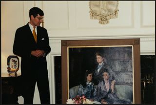Jason Bouldin at Delta Gamma Founders Portrait Dedication Photograph, 2001