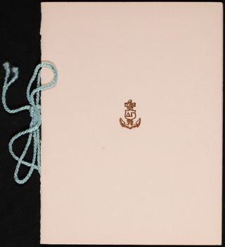 Gamma Omega Chapter Installation Banquet Program, December 3, 1960