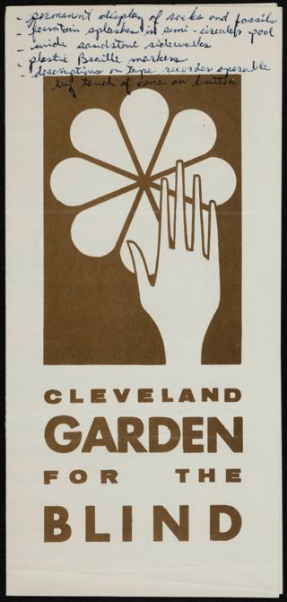 Cleveland Garden for the Blind Pamphlet