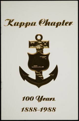 Kappa Chapter Centennial Banquet Program, October 14, 1988