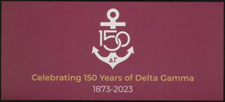 Celebrating 150 Years of Delta Gamma, 1873-2023 History Book Flier, 2022