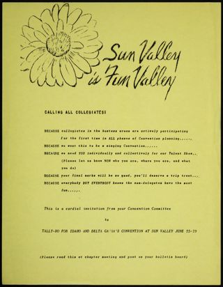 Sun Valley Is Fun Valley, 1954