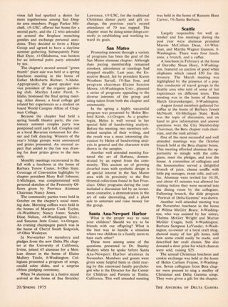 The Local Scene Programs With a Plus, Continued