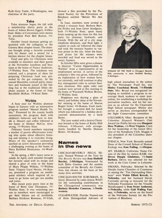 Names in the News