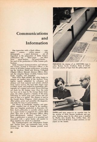 Communications and Information