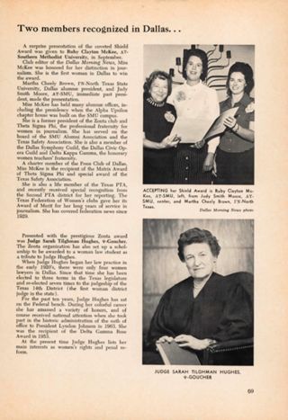 Two Members Recognized in Dallas