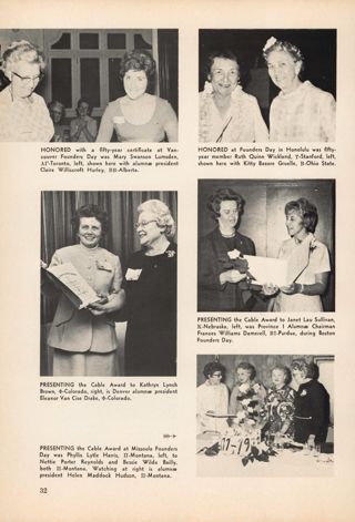 Founders Day 1971, Continued