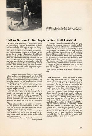 Hail to Gamma Delta Chapter's Gun-Britt Hardmo