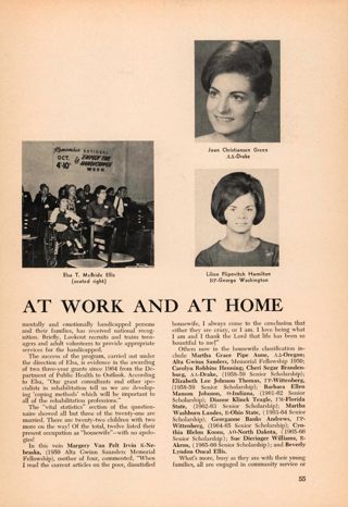 At Work and at Home