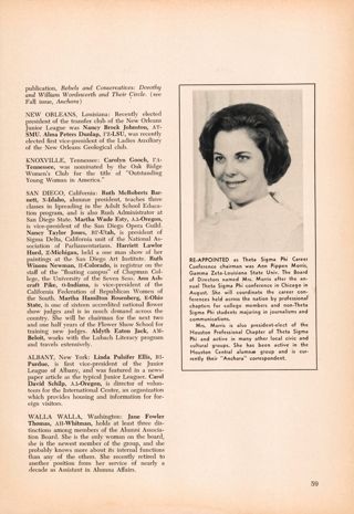 Names in the News, Continued