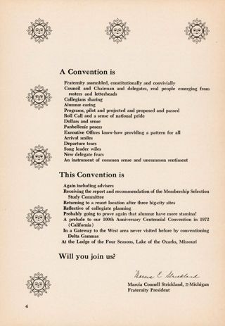 A Convention is