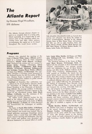 The Atlanta Report: Programs