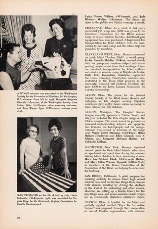 Service in the Community, Continued