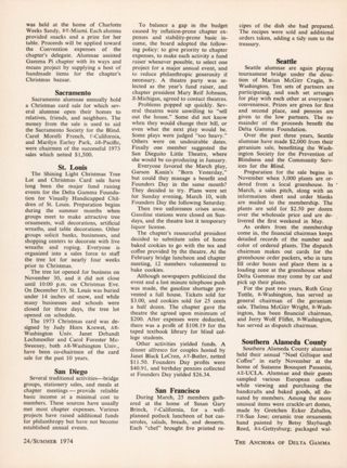 The Local Scene: Ways to the Means, Continued