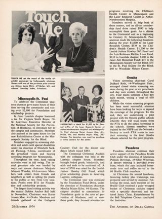 Service in the Community, Continued