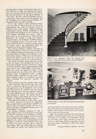 Beautiful, Practical Home for Alpha Nu, Continued