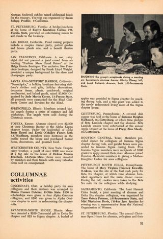 The Local Scene: Collumnae Activities