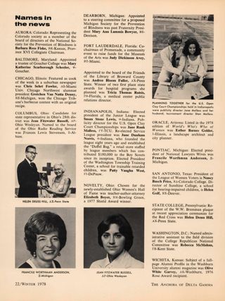 Names in the News