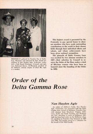 Order of the Delta Gamma Rose