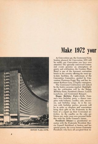 Make 1972 Your Year to Attend Convention