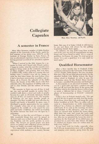 Collegiate Capsules: A Semester in France