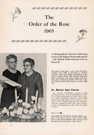 The Order of the Rose 1965