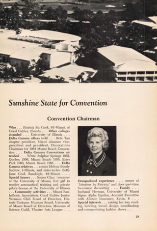 Sunshine State for Convention: Convention Chairman