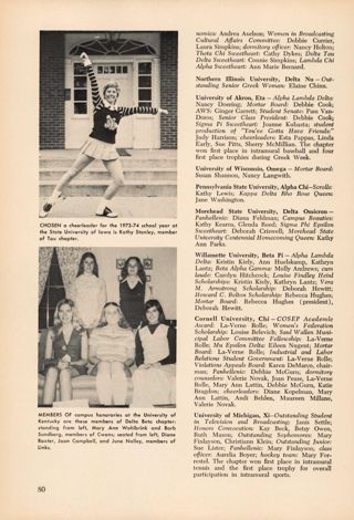 What's new on Campus, Fall 1973, Continued