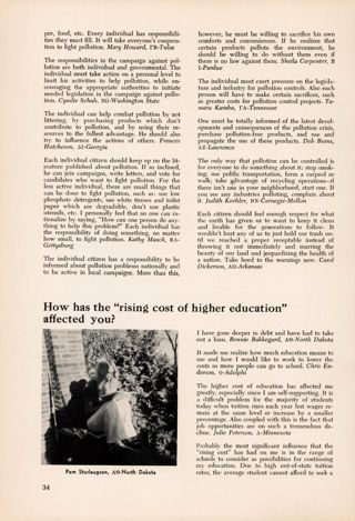 Collegiate Comments: What is the Responsibility of the Individual Citizen, Continued