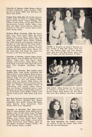What's new on Campus, Fall 1972, Continued