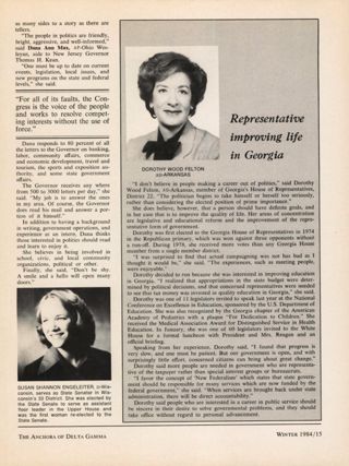 Representative Improving Life in Georgia