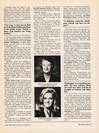 On the Local Front, Continued