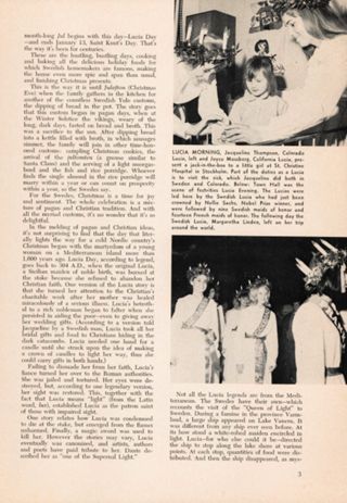 Lucia-Queen of Light, Continued