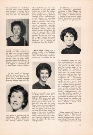 Delta Gamma Today in Panhellenic, Continued