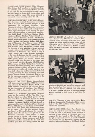 Alumnae and Service to the Projects, Continued
