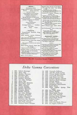 Conventions, Continued