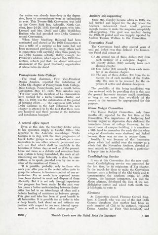 A Pledge Manual and Project Busy Years: Politics, Continued