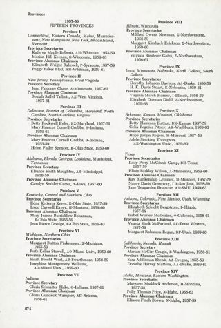 Provincial Presidents, Continued